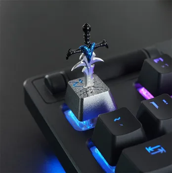 Pentru Dota Frostmourne Sabia Taste pentru Tastatură Mecanică de Gaming ESC OEM de Fundal 3D cu iluminare din spate de Aluminiu de Metal Taste