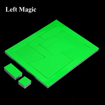 Plastic Miracol Zonă nu se Schimbă Niciodată Magia Bloc Trucuri Magice Seturi de elemente de Recuzită Jucării Perpetuă Puzzle cu Teny