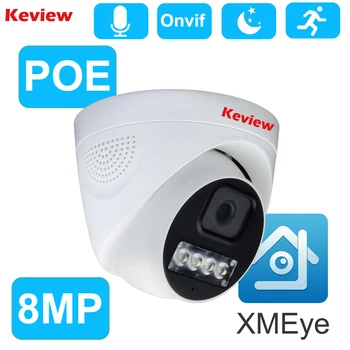 POE 8MP 4K 5MP 4MP Camera IP POE Noapte Infraroșu Culoare de Securitate Camera de Supraveghere Bullet CCTV Camera de Detectare a Mișcării
