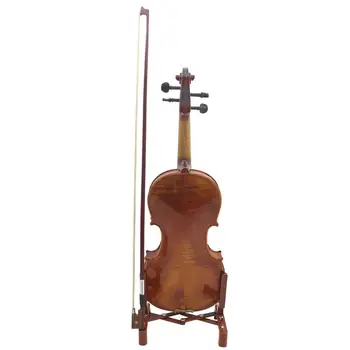 Portabil Vioara Sta Ori-capabil Instrument Muzical Stand cu Suport pentru Vioară, Ukulele, Chitara, Instrumente cu Coarde Parte 0