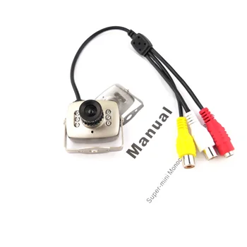 REDEAGLE CVBS Super Mini de Culoare Analog Camera de Securitate 940nm IR Noapte Viziune Audio Video, Camere de Supraveghere cu Lentila de 6mm