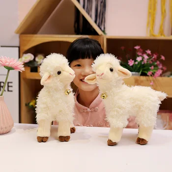 Simulatio Kawaii Minunate Animale Oi Jucarii De Plus Mielul Păpuși Drăguț Bell Alpaca Jucării De Înaltă Calitate Jucărie Pentru Copii Fete Cadouri