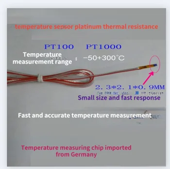 SMD Senzor de Temperatură PT100 Gol Platinum Hot Suprafață de Măsurare a Temperaturii Micro PT1000 Reflecta Rapid și Precis