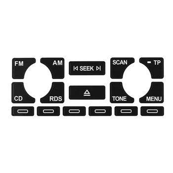 TP 1 Set Car Audio Multimedia Radio Stereo Purtat Peeling Butonul de Reparații Autocolant Decalcomanii Autocolante Pentru Audi A4 B6 B7, A6 A2 A3 8L/P