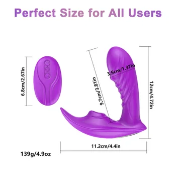 Vibratoare pentru femei portabil de Control de la Distanță Supt Vibrator punctul G și Clitorisul Fraier Stimulator Clitoris Penis artificial Cuplu aldult Jucarii Sexuale
