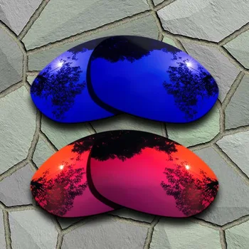 Violet Albastru&Violet Roșu ochelari de Soare Polarizat Lentile de Înlocuire pentru Oakley X Metal XX