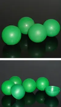 Înmulțirea Bile,Minge care apar (o minge la patru minge), material PVC 5 cm Dia - Verde/Galben/Roz/Rosu pentru alegere,Trucuri de Magie
